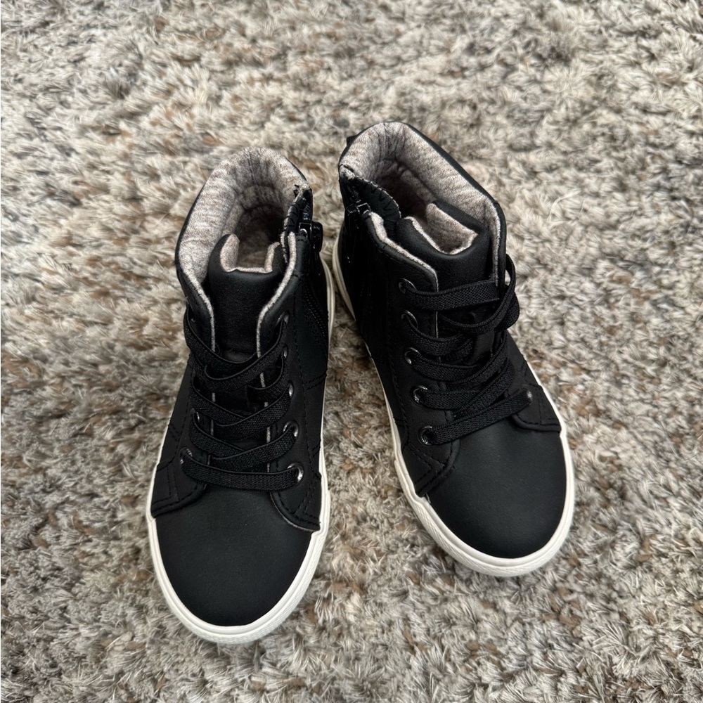 Cat & Jack Toddler Black High Tops Size 8